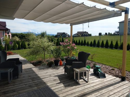 Tenda, sjenilo za vrt - Vrtno jedro 100 x 100 cm tkanina