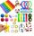 VELIKI SET IGRAČAKA ZA SMIRIVANJE STRESA FIDGET POP IT