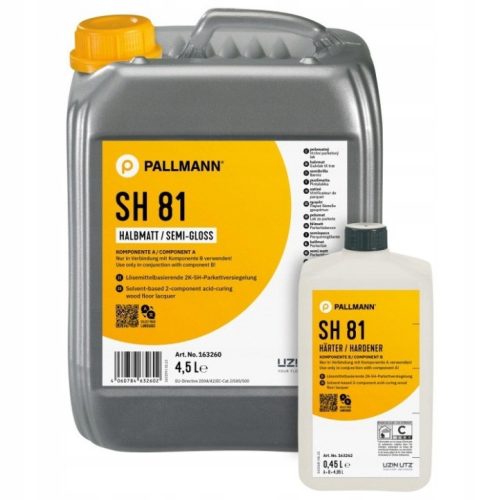 Pallmann SH 81 polusjajni kemijski lak 4,95l