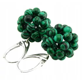 Arsylion zelene naušnice od malahita s prekrasnom kutijom