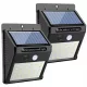  SuperLED solarna svjetiljka, crna, 12,4 cm, 1 kom.