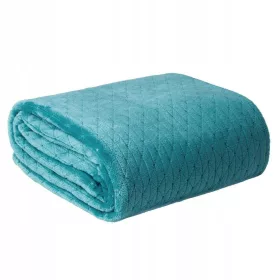   Kvalitetna prekrivačica od mikrofibre dimenzija 170x210 cm Cindy 4 u tirkiznoj boji