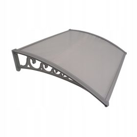 Nadstrešnica nad vratima Polikarbonat 120x100 cm