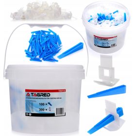 TAGRED stege/kopče za izravnavanje pločica 400 kom.