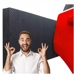 Odbojnik garażowy Evi evi_fgwp1 40 x 20 x 1,5 cm