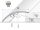 Lajsna za prag A75 58mm INOX 93cm