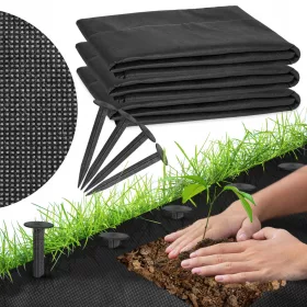   Agrotekstil - Malčiranje agrotekstila (protiv korova) Ogrodowy Młyn crna 320 x 2000 cm 50 g/m²
