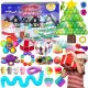 KALENDAR ZA BROJANJE DO BOŽIĆA S SETOM ANTI-STRES IGRAČAKA FIDGET TOYS I VELIKIM PRIVJESKOM ZA KLJUČEVE