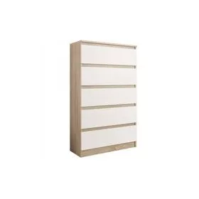  Mobene Moderna komoda 70 x 40 x 121 cm mat sonoma hrast