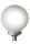  Solarna solarna LAMPA Mliječno BIJELA KUGLICA 30cm 4 LED