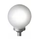  Solarna solarna LAMPA Mliječno BIJELA KUGLICA 30cm 4 LED