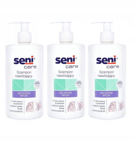 Set od 3 Pakiranja Seni Care Hidratantnog Šampona 500ml za Suho i Osjetljivo vlasište