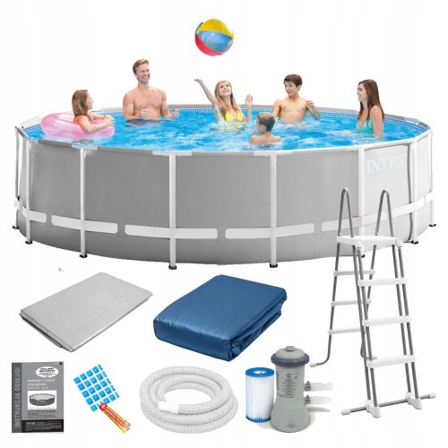 Vrtni bazen - Intex bazen s okruglim okvirom 457 x 457 cm