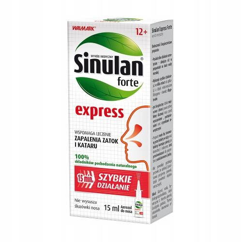 Medicinski proizvod Walmark Sinulan Express Forte sprej za nos 15 ml