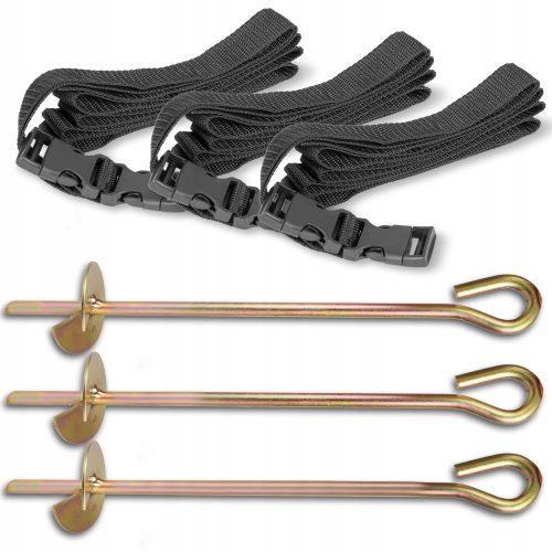 Kotwice za trampolinu Neo-Sport, set od 3 kom