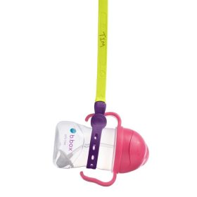    Gricalica za hranjenje hranom, vodom, sa zvečkom B.Box, guma, silikon, nijanse ljubičaste