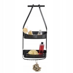 Yoka Home Wiki CH.WIKI-BLK polica za tuš crna