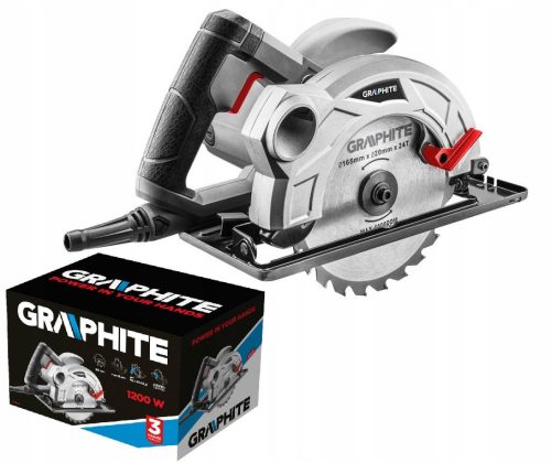 Pila GRAPHITE 1200 W 20 mm kružna pila