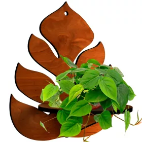 Drveni viseći stalak za cvijeće MONSTERA Deluxe