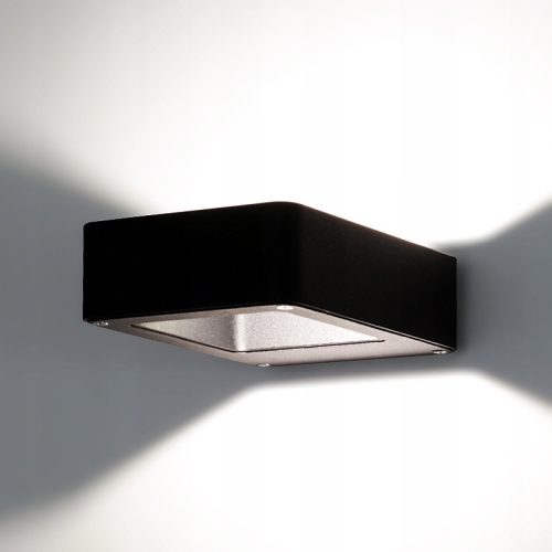 Vrtna zidna svjetiljka Kwazar Luminaire NOZE, crne boje, 5 W LED izvor