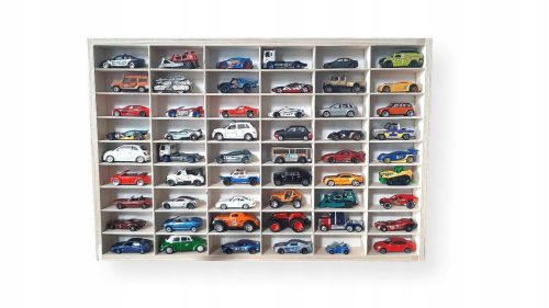 54 HOT WHEELS Dječja polica za autiće, organizator za resorake