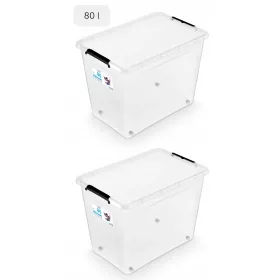 2 x TOY BOX KONTEJNER NA KOTAČIMA 80 l