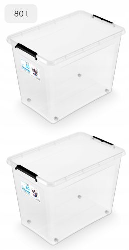 2 x TOY BOX KONTEJNER NA KOTAČIMA 80 l