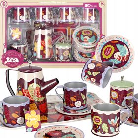 Metalni set za čaj i desert za djecu Mega Creative 524158