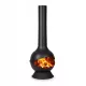  VRTNI KAMIN VRTNI KAMIN 130CM POKER STEEL CRNI