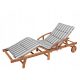 Hobbygarden jastuk 185 x 56 x 4 sivi