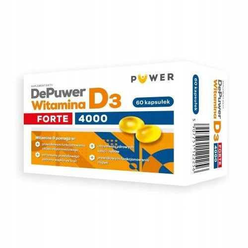 DePuwer Vitamin D3 Forte 4000 kapsula 60 kom