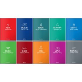   Komplet bilježnica A5 Herlitz, 60 listova, 10 komada s temama za varanje, ukrasne korice