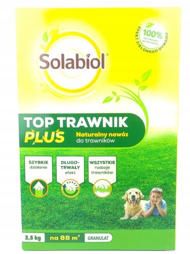 Solabiol Top Trawnik Plus 3,5 kg - Granulirano organsko gnojivo za travnjake