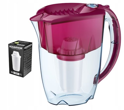 Aquaphor Prestige 2,8L Wiśniowy Dzbanek za Filtriranje + A5 Umetak