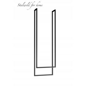  Stalweld dvostruki loft stropni stalni držač za ručnike 40x12x80/60 crni