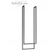 Stalweld dvostruki loft stropni stalni držač za ručnike 40x12x80/60 crni