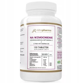   Tablete Ashwagandha + Cink + Vitamin C + B6 - AltoPharma, 120 Komada