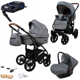 Kolica BabyLux Optimal Siva Flex 4u1