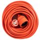 Vrtni produžni kabel 30 m, 1 kom utičnice, crveni