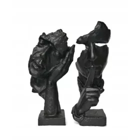Skulptura Tišina + Zamišljenost Set H-31 cm Crna