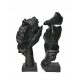 Skulptura Tišina + Zamišljenost Set H-31 cm Crna