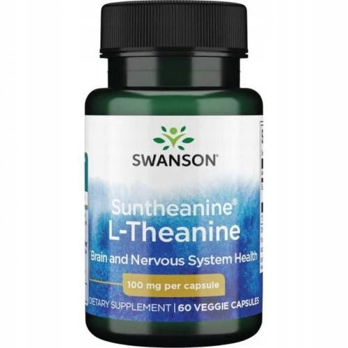 Swanson Suntheanine L-Teanin 100mg dodatak prehrani 60 kapsula