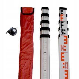 Geodetska nivelmanska letva 7 m s libelom i pokrovom