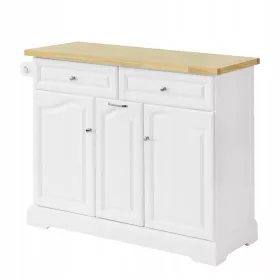    SoBuy bijeli kuhinjski element 46 x 115 x 90 cm boja prednje strane: bijela