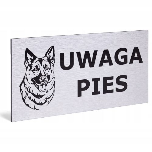 PLOČA 20x10 Aluminij UPOZORENJE ZAO PAS