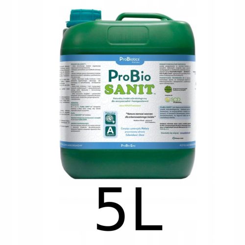 SANIT ProBiotics 5L - Neutralizacija mirisa za postrojenja za pročišćavanje otpadnih voda/kompostana