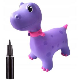 Gumeni skakač dinosaurus 60 cm + pumpa