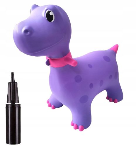 Gumeni skakač dinosaurus 60 cm + pumpa