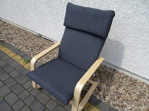  IKEA Pello Poang jastuk za fotelju 8 cm ANTRACIT LIRA