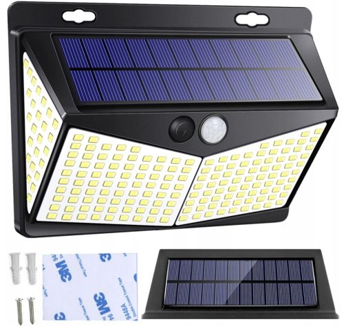 Sjajna SolarMax 208 LED solarna svjetiljka sa senzorom pokreta i sumraka